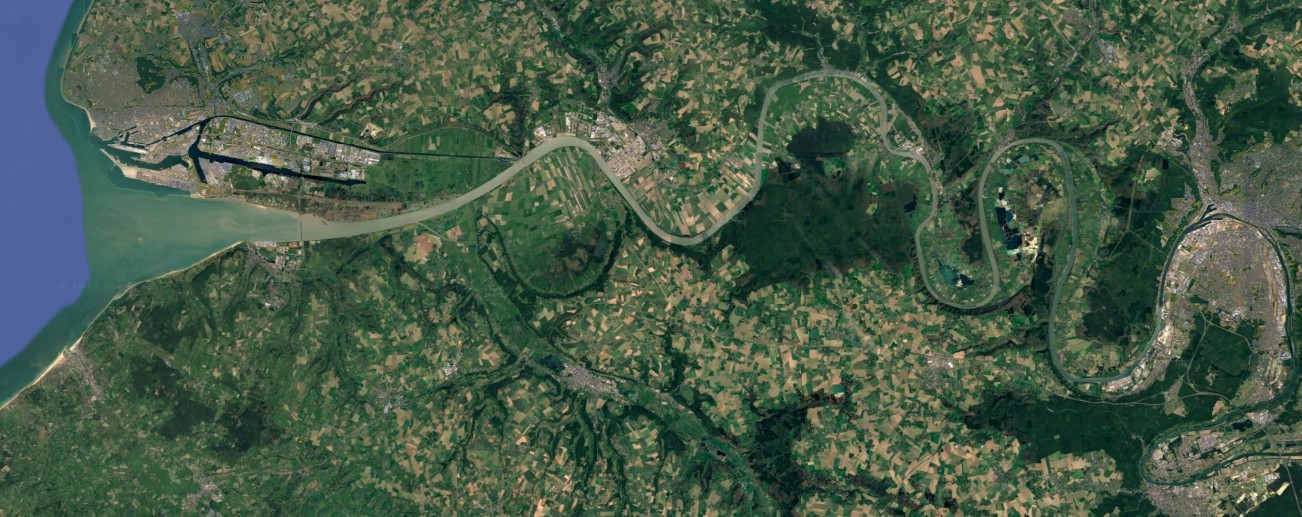 Vue satellite